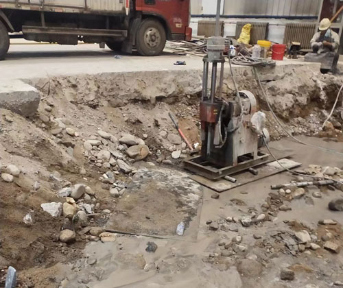 光山公路下沉压浆